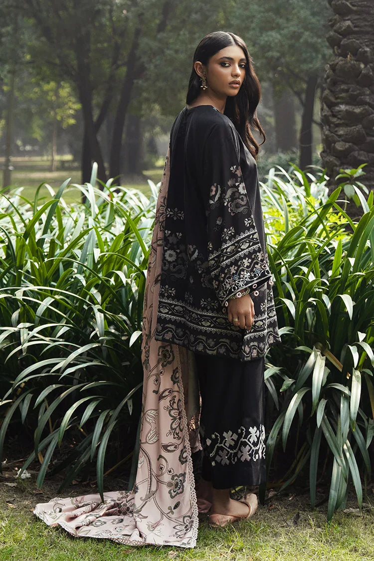 Picture of Cross Stitch - Marina Unstitched Premium Collection - Black Noir - Available at Raja Sahib