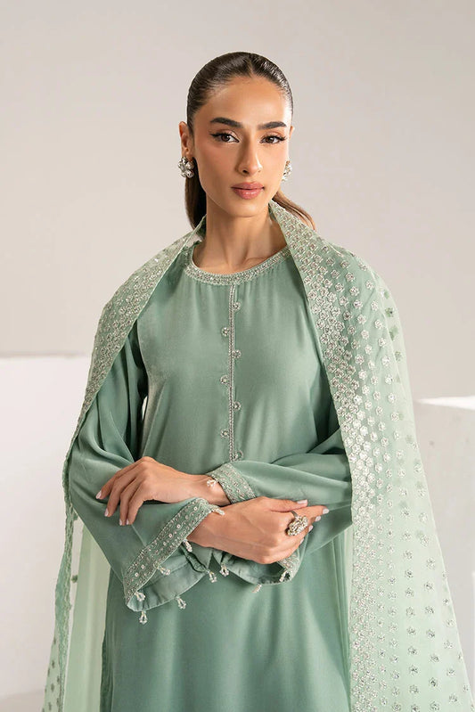 Picture of Cross Stitch - Exclusive Pret - Mint Veil - 2 Piece - Shirt & Dupatta - Available at Raja Sahib
