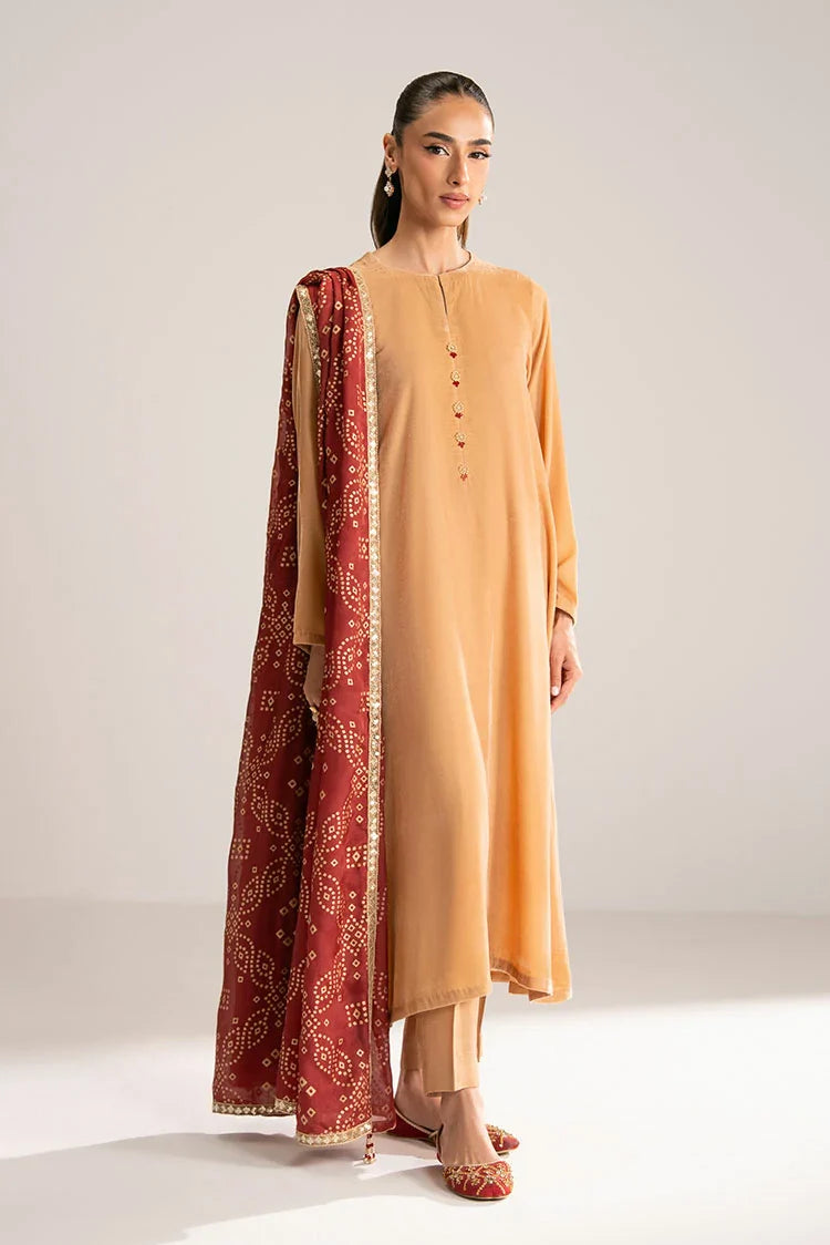 Picture of Cross Stitch - Exclusive Pret - Saffron Dust - 2 Piece - Shirt & Dupatta - Available at Raja Sahib
