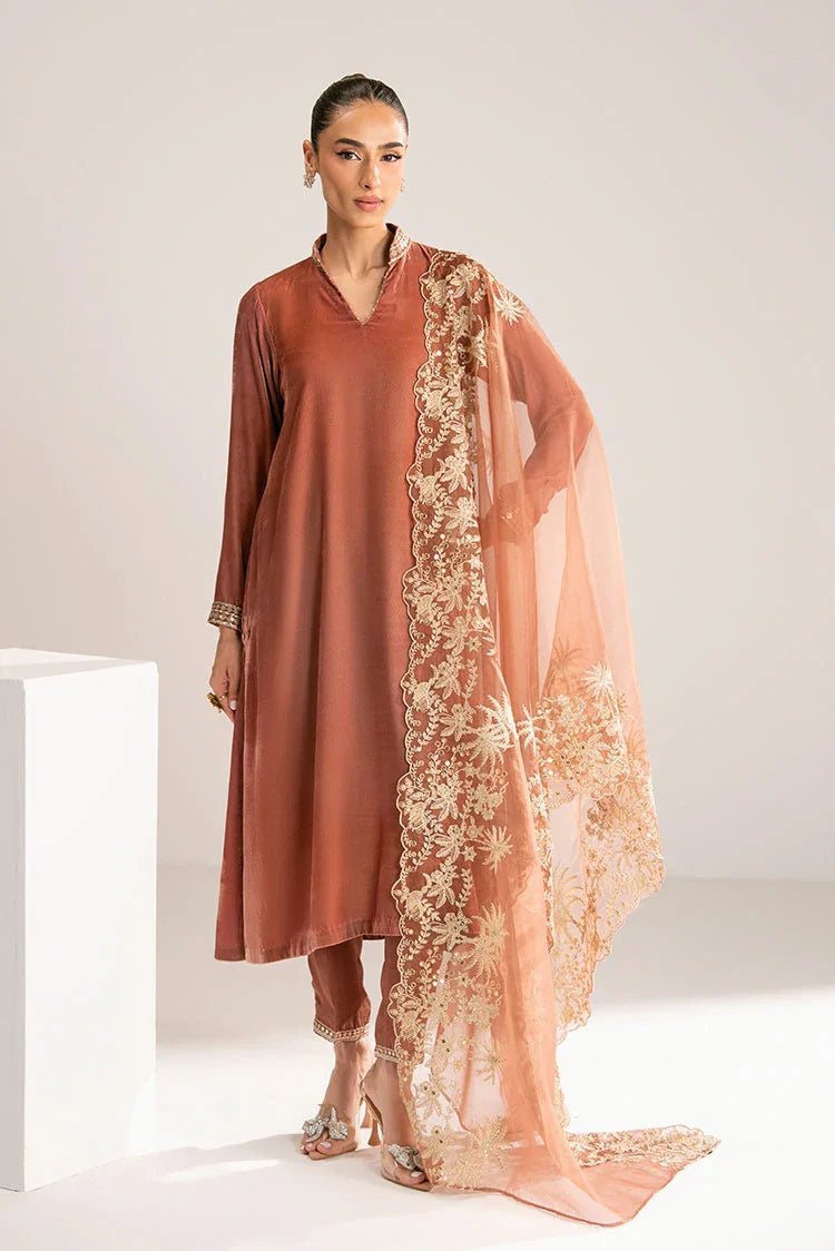 Picture of Cross Stitch - Exclusive Pret - Blush Haze - 3 Piece - Shirt, Trouser & Dupatta - Available at Raja Sahib