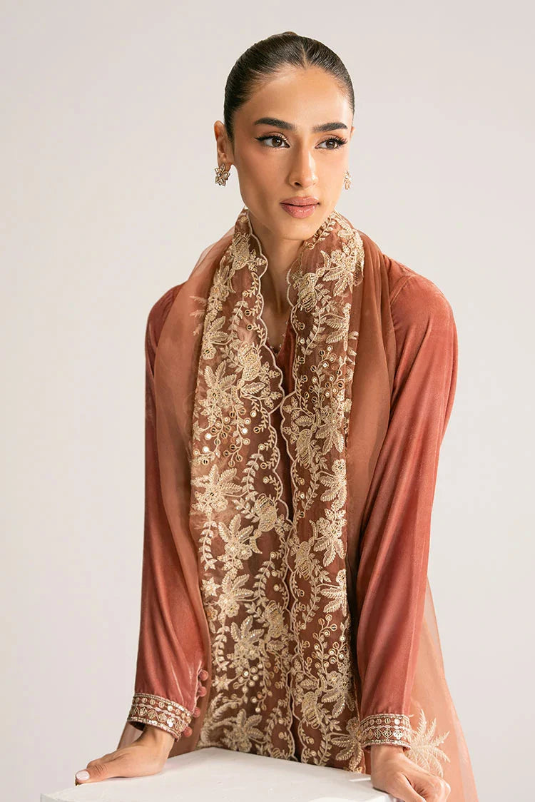 Picture of Cross Stitch - Exclusive Pret - Blush Haze - 3 Piece - Shirt, Trouser & Dupatta - Available at Raja Sahib