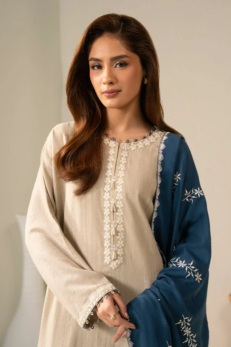 Picture of Cross Stitch - Exclusive Pret - Pearl Blue - 2 Piece - Shirt & Dupatta - Available at Raja Sahib