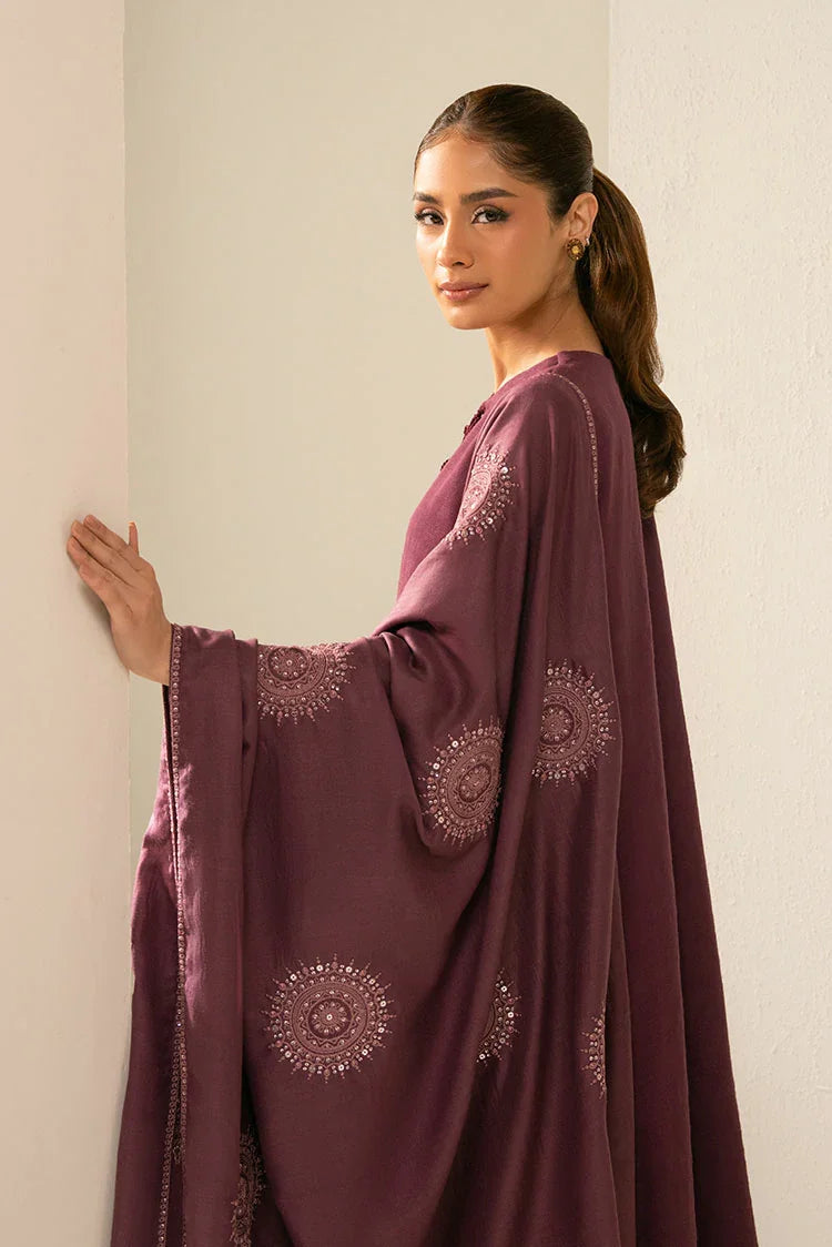 Picture of Cross Stitch - Exclusive Pret - Plum Berry - 2 Piece - Shirt & Dupatta - Available at Raja Sahib