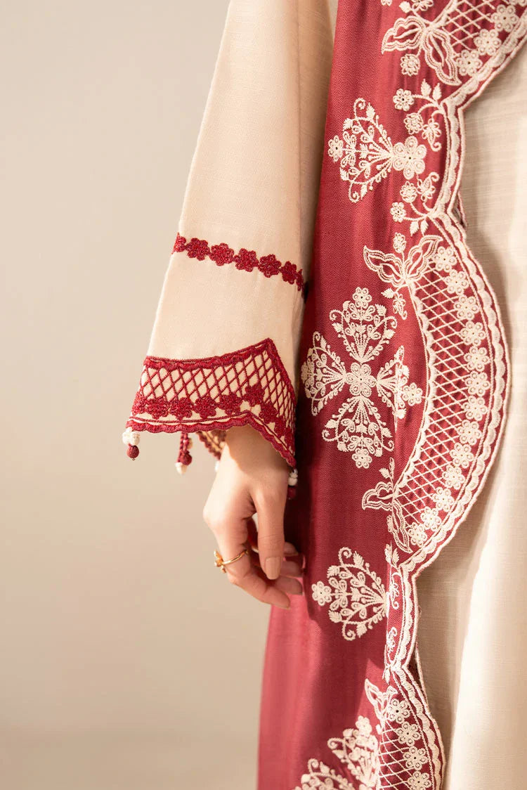 Picture of Cross Stitch - Exclusive Pret - Crimson Blush - 2 Piece - Shirt & Dupatta - Available at Raja Sahib