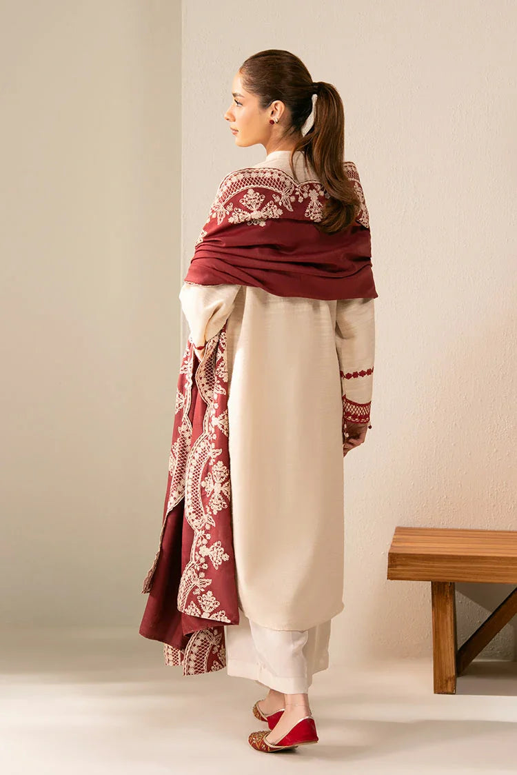 Picture of Cross Stitch - Exclusive Pret - Crimson Blush - 2 Piece - Shirt & Dupatta - Available at Raja Sahib