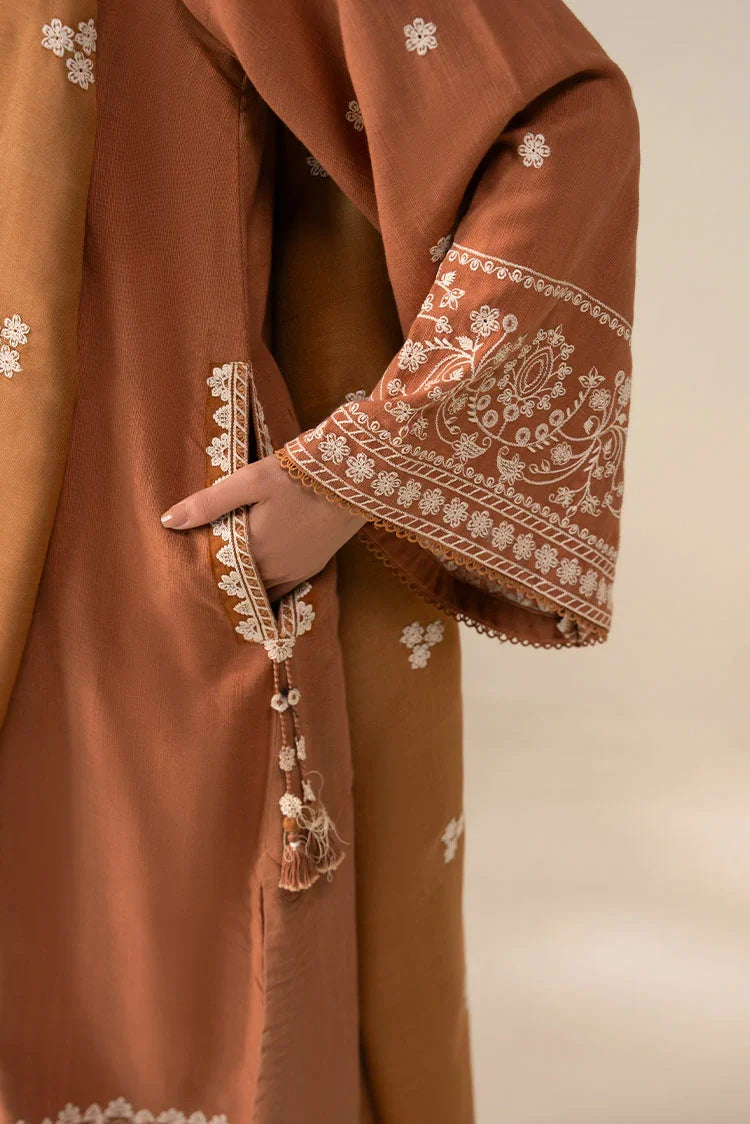 Picture of Cross Stitch - Exclusive Pret - Peach Caramel - 2 Piece - Shirt & Dupatta - Available at Raja Sahib