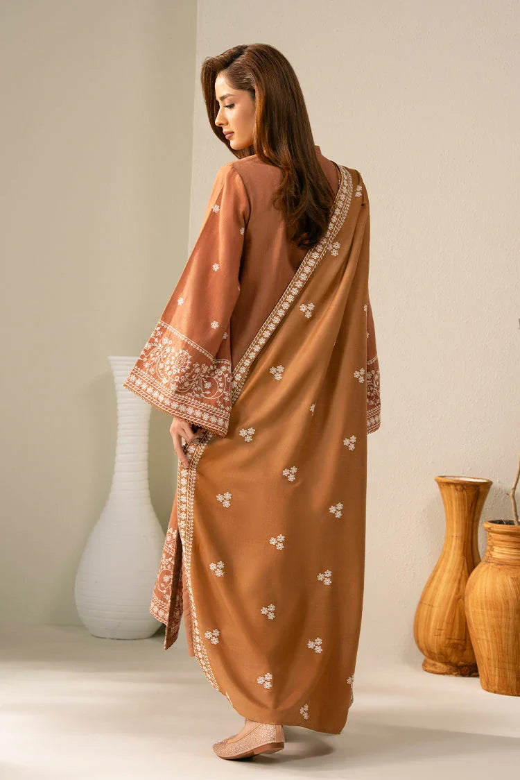 Picture of Cross Stitch - Exclusive Pret - Peach Caramel - 2 Piece - Shirt & Dupatta - Available at Raja Sahib