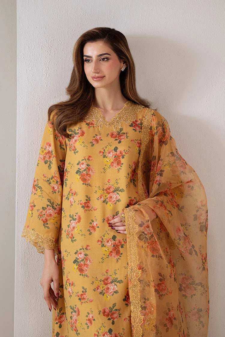 Picture of Cross Stitch - Exclusive Pret - Canary Charm - 2 Piece - Shirt & Dupatta - Available at Raja Sahib
