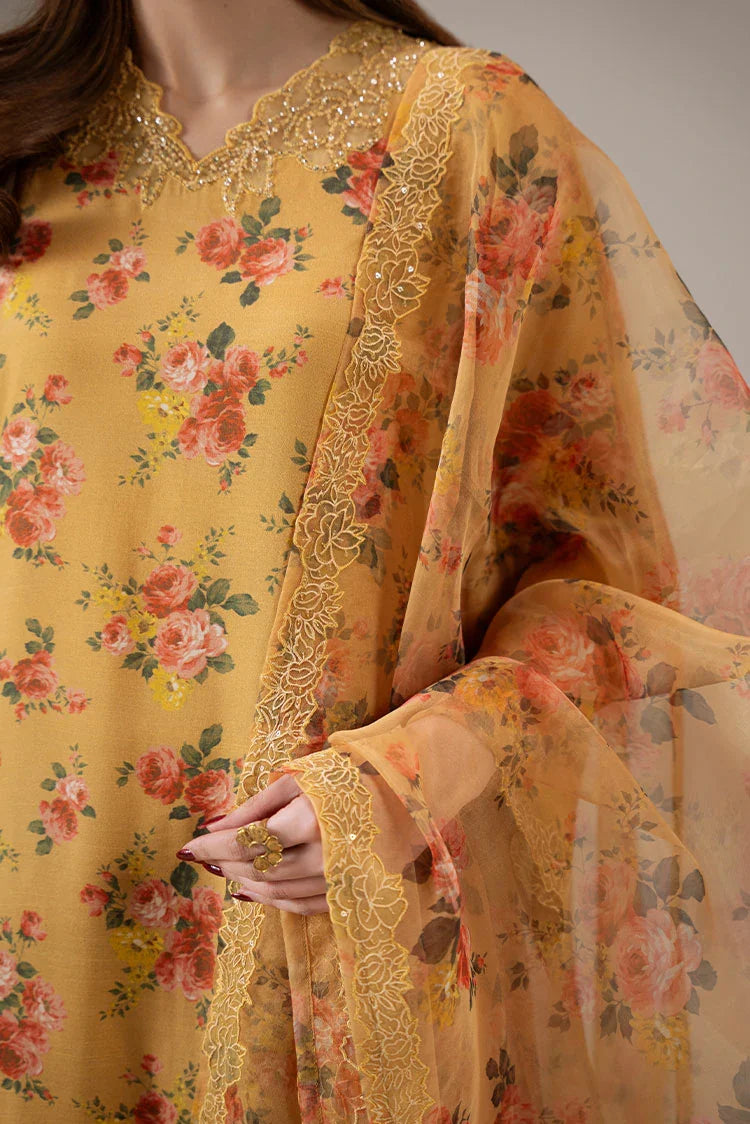 Picture of Cross Stitch - Exclusive Pret - Canary Charm - 2 Piece - Shirt & Dupatta - Available at Raja Sahib