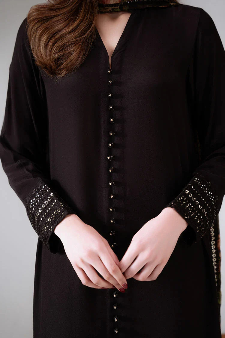 Picture of Cross Stitch - Exclusive Pret - Dark Elegance - 2 Piece - Shirt & Dupatta - Available at Raja Sahib