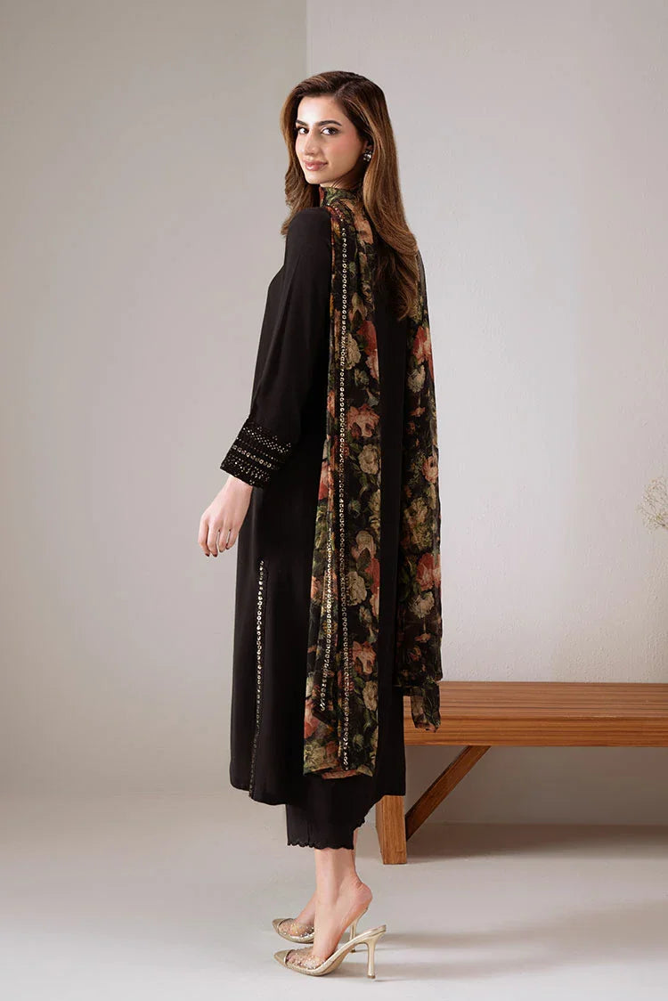 Picture of Cross Stitch - Exclusive Pret - Dark Elegance - 2 Piece - Shirt & Dupatta - Available at Raja Sahib