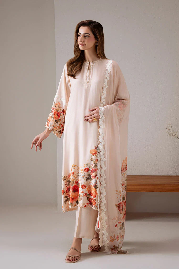 Picture of Cross Stitch - Exclusive Pret - Dawn Rose - 2 Piece - Shirt & Dupatta - Available at Raja Sahib