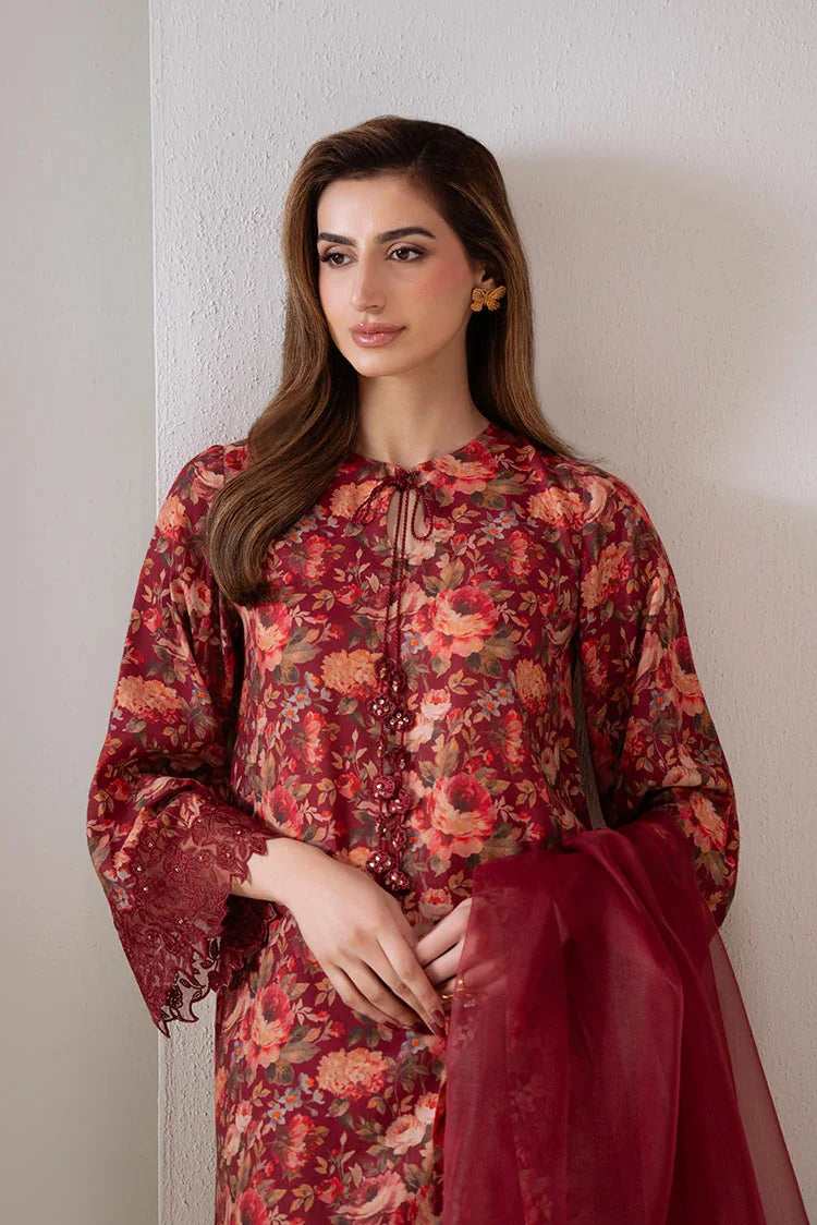 Picture of Cross Stitch - Exclusive Pret - Scarlet Sunset - 2 Piece - Shirt & Dupatta - Available at Raja Sahib