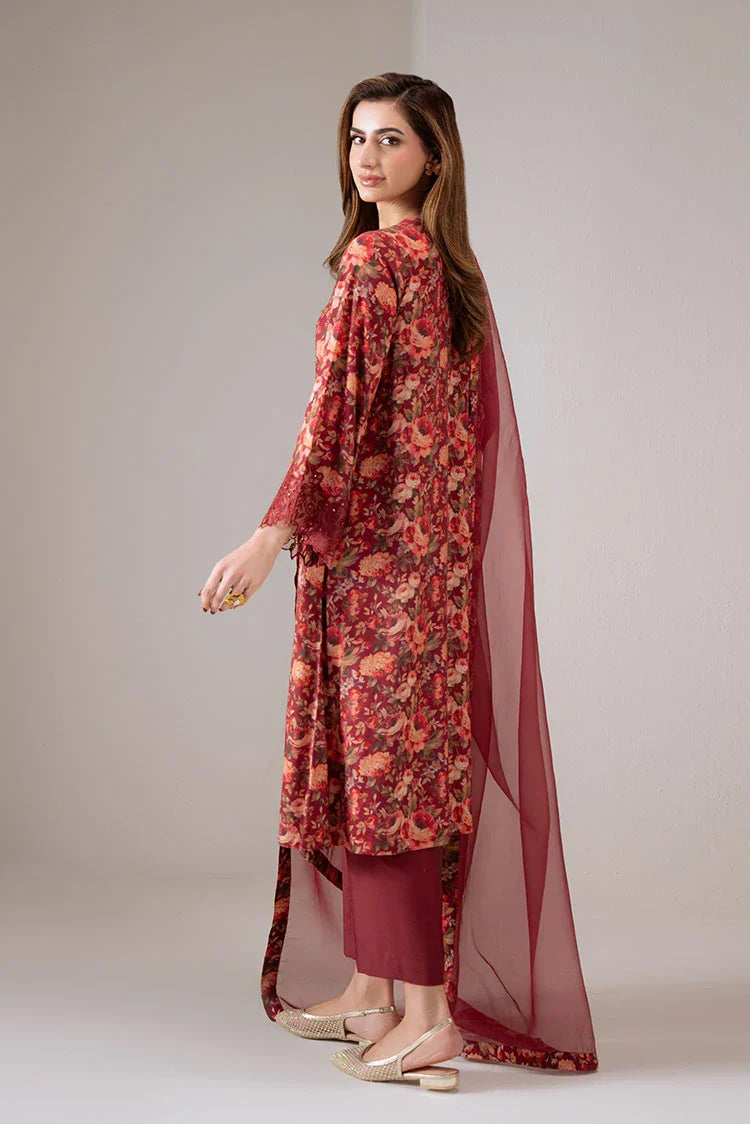Picture of Cross Stitch - Exclusive Pret - Scarlet Sunset - 2 Piece - Shirt & Dupatta - Available at Raja Sahib