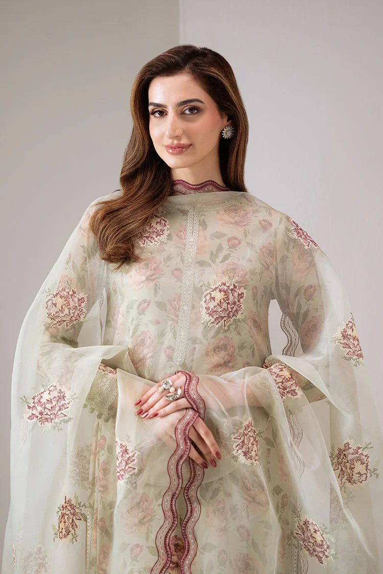 Picture of Cross Stitch - Exclusive Pret - Moss Glow - 2 Piece - Shirt & Dupatta - Available at Raja Sahib