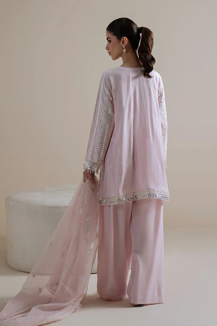 Picture of Cross Stitch - Unstitched Chiffon Edit Vol 1 - Blush Aura - Available at Raja Sahib