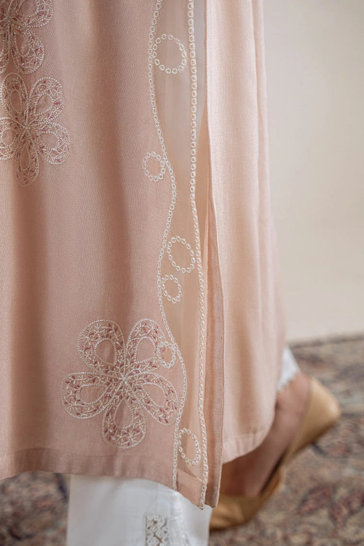 Picture of Cross Stitch - Pink Swirl - 2 Piece - Shirt & Dupatta - Available at Raja Sahib