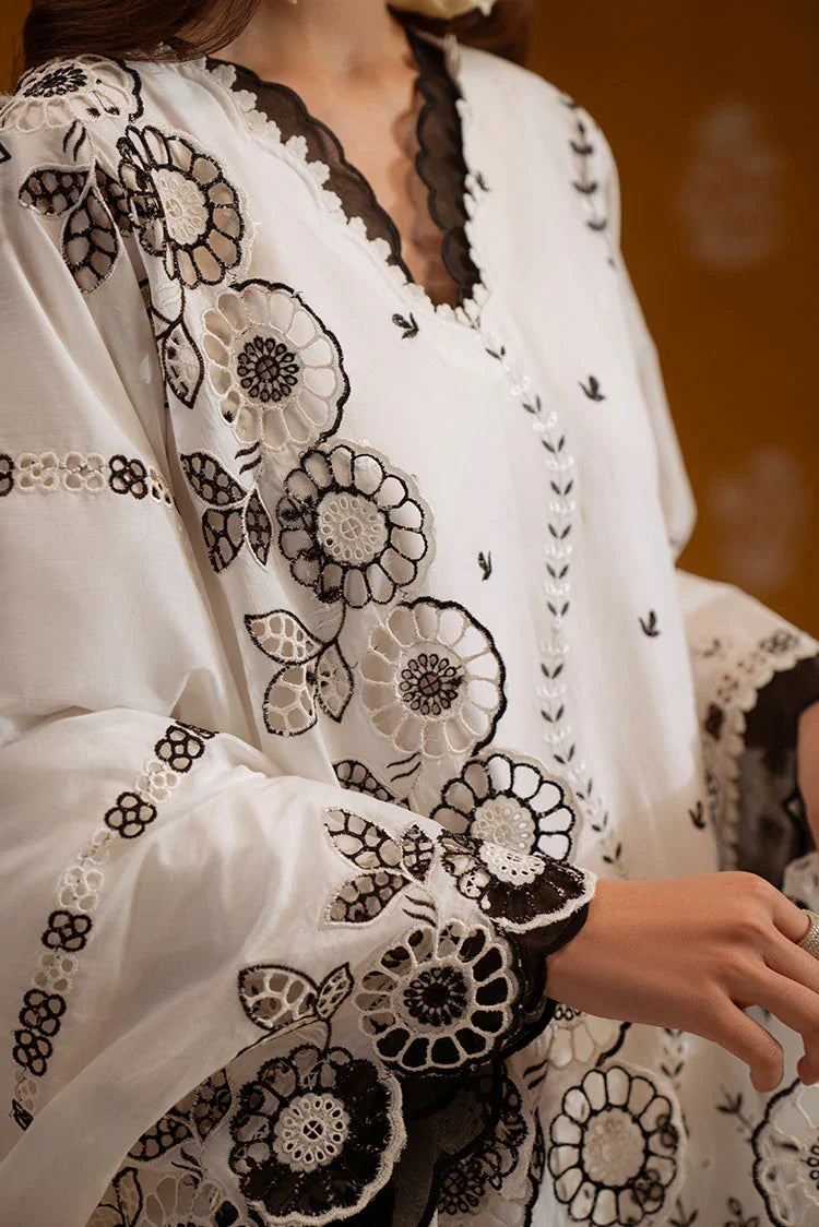 Picture of Cross Stitch - Chikankari Unstitched Collection - Pristine Noir - Available at Raja Sahib