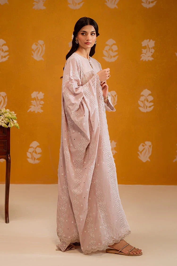 Picture of Cross Stitch - Chikankari Unstitched Collection - Tender Grace - Available at Raja Sahib