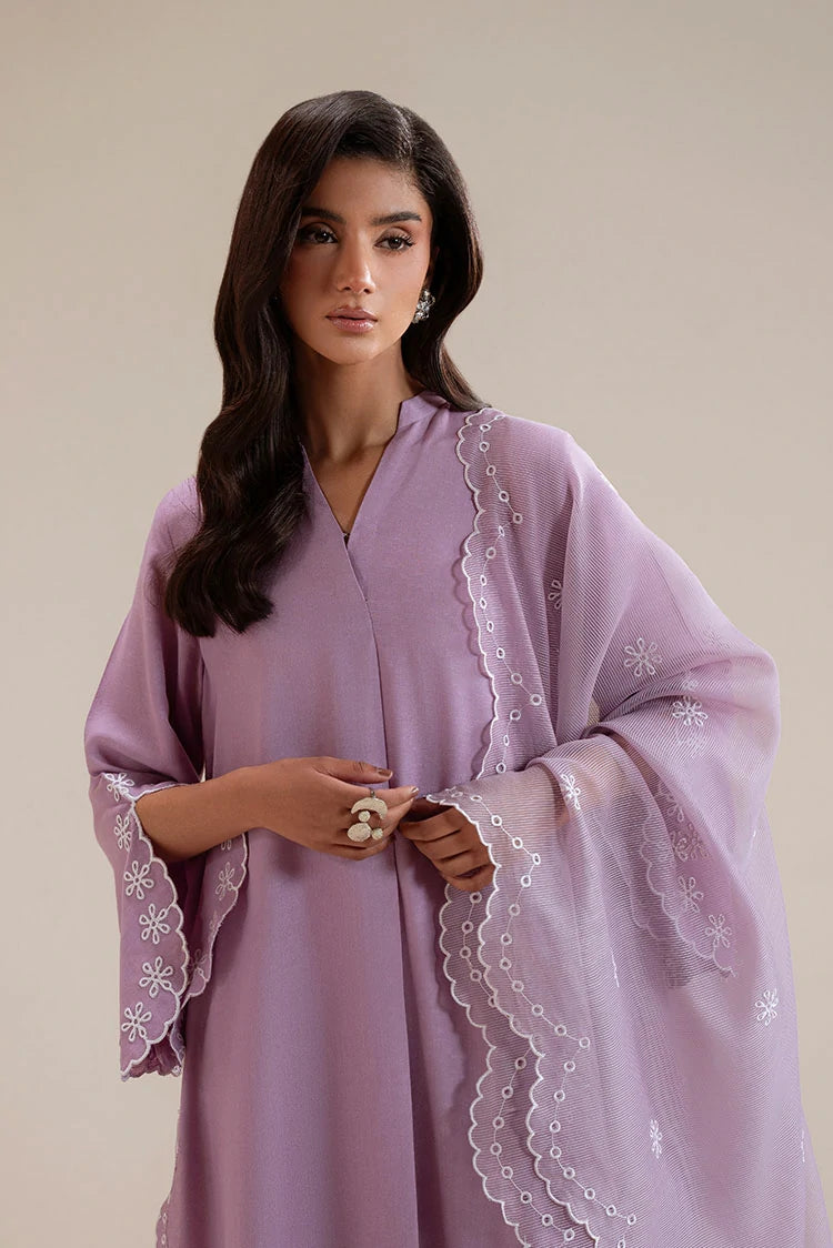 Picture of Cross Stitch - Lavender Reef - 3 Piece - Shirt, Trouser & Dupatta - Available at Raja Sahib