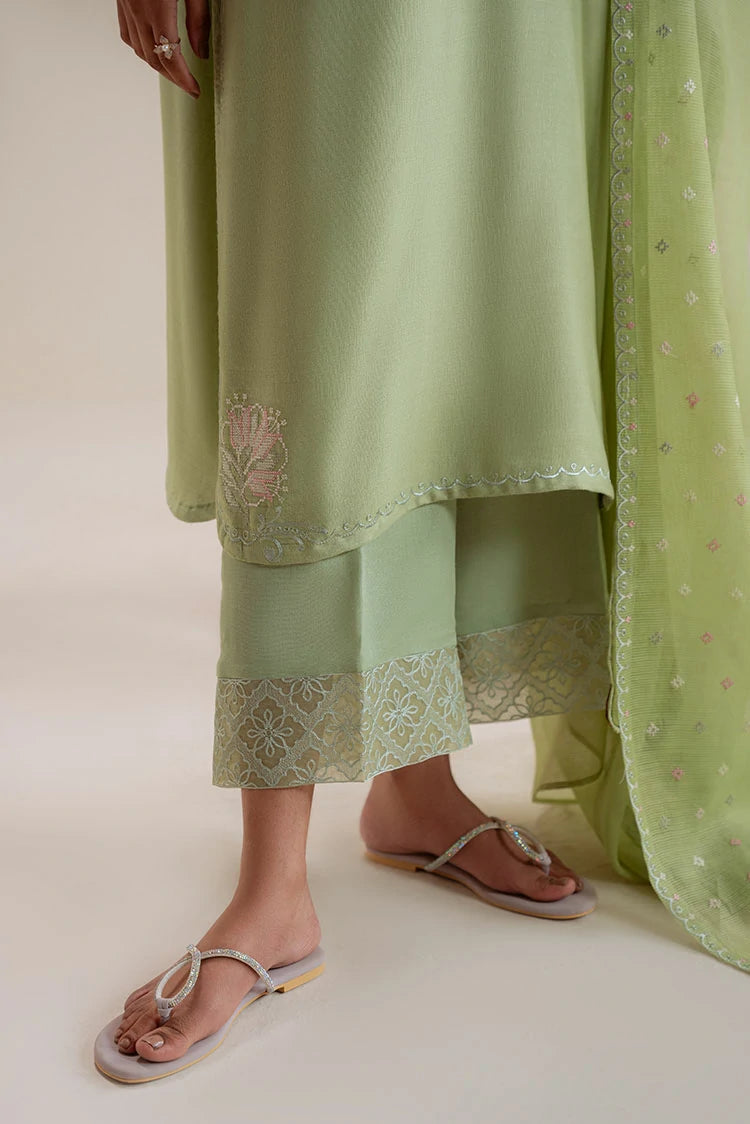 Picture of Cross Stitch - Palm Tree - 3 Piece - Shirt, Trouser & Dupatta - Available at Raja Sahib
