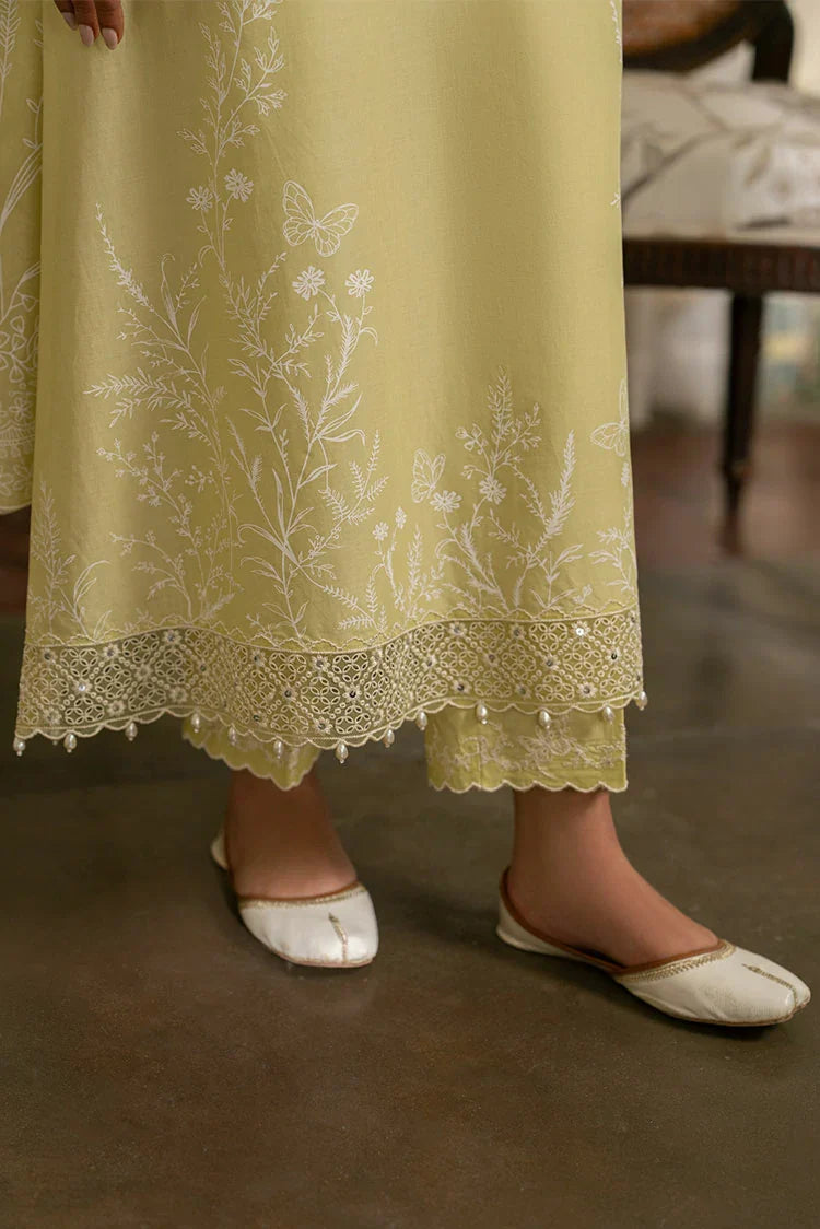 Picture of Cross Stitch - Embroidered Lawn Edit Vol 1 - Mellow Green - Available at Raja Sahib