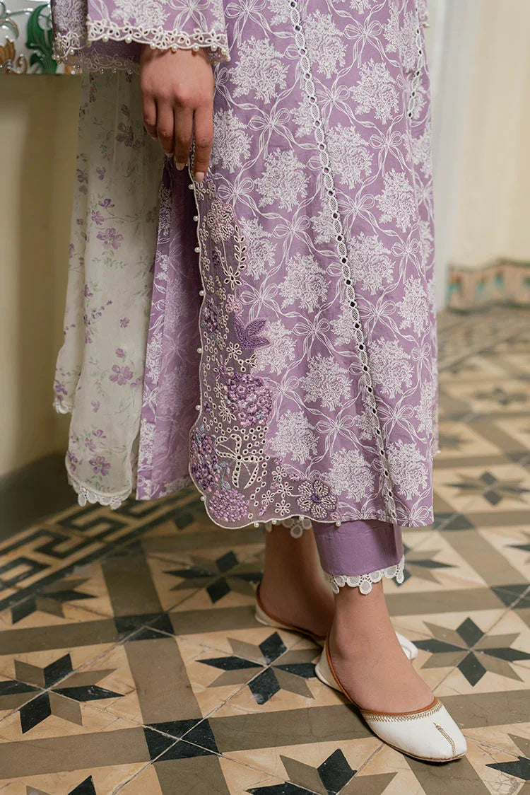 Picture of Cross Stitch - Embroidered Lawn Edit Vol 1 - Lavender Muse - Available at Raja Sahib
