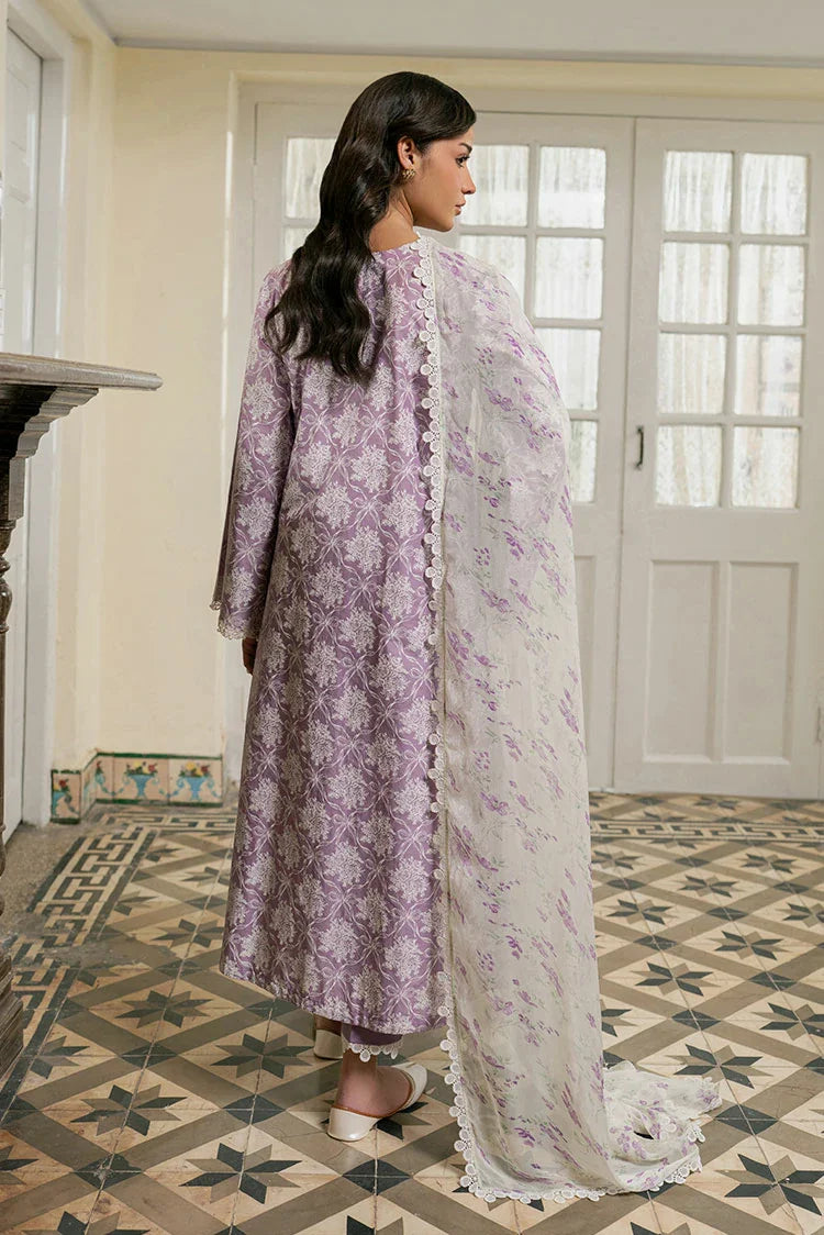 Picture of Cross Stitch - Embroidered Lawn Edit Vol 1 - Lavender Muse - Available at Raja Sahib