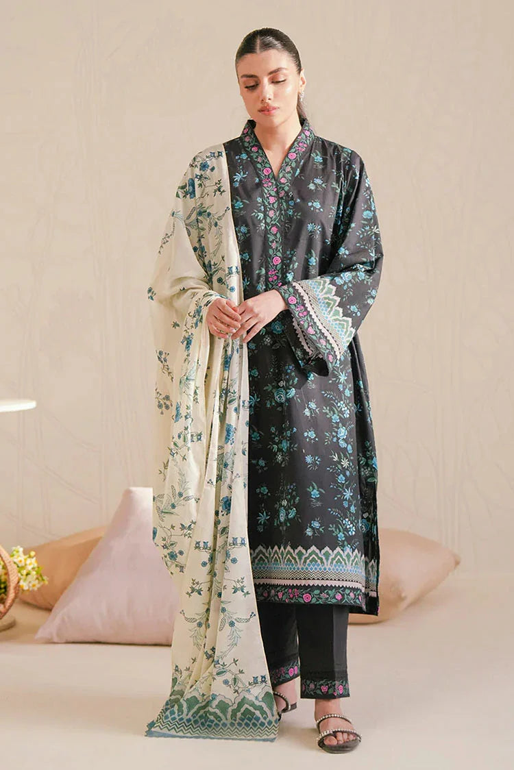 Picture of Cross Stitch - Daily Unstitched Lawn - Aqua Grace - Available at Raja Sahib