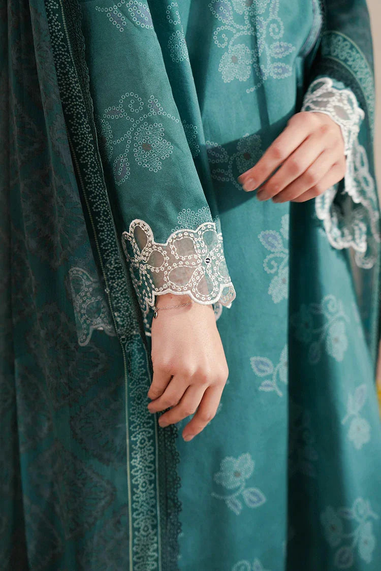 Picture of Cross Stitch - Daily Unstitched Lawn - Forest Dew - Available at Raja Sahib