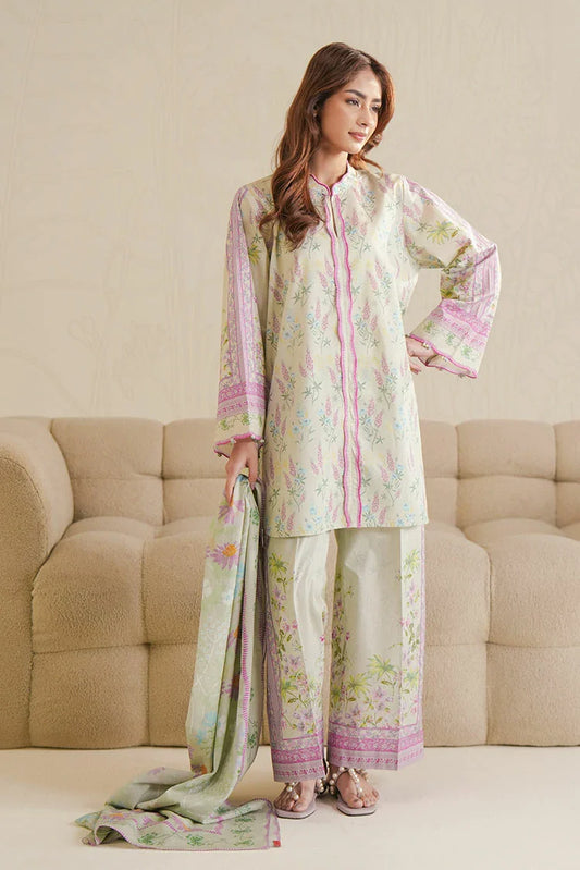 Picture of Cross Stitch - Daily Unstitched Lawn - Garnet Tale - Available at Raja Sahib