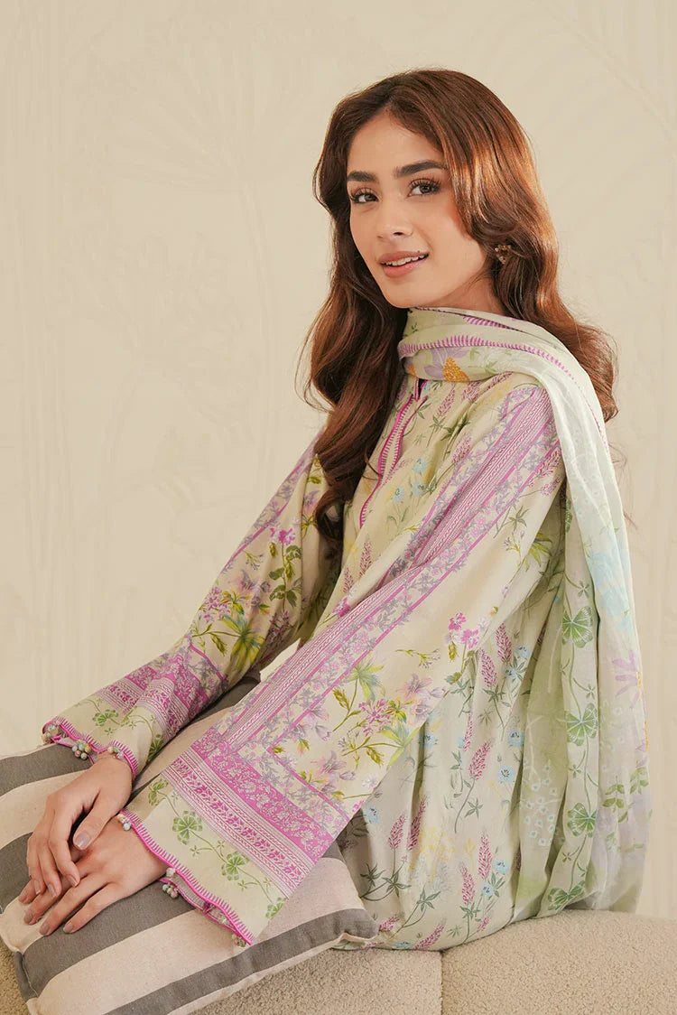 Picture of Cross Stitch - Daily Unstitched Lawn - Garnet Tale - Available at Raja Sahib