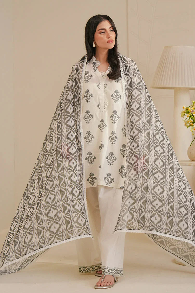 Picture of Cross Stitch - Daily Unstitched Lawn - Ikat Essence - Available at Raja Sahib