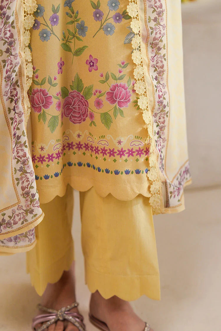 Picture of Cross Stitch - Daily Unstitched Lawn - Pastel Bloom - Available at Raja Sahib