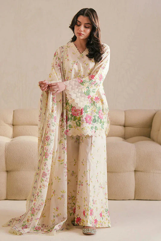 Picture of Cross Stitch - Daily Unstitched Lawn - Petal Veil - Available at Raja Sahib