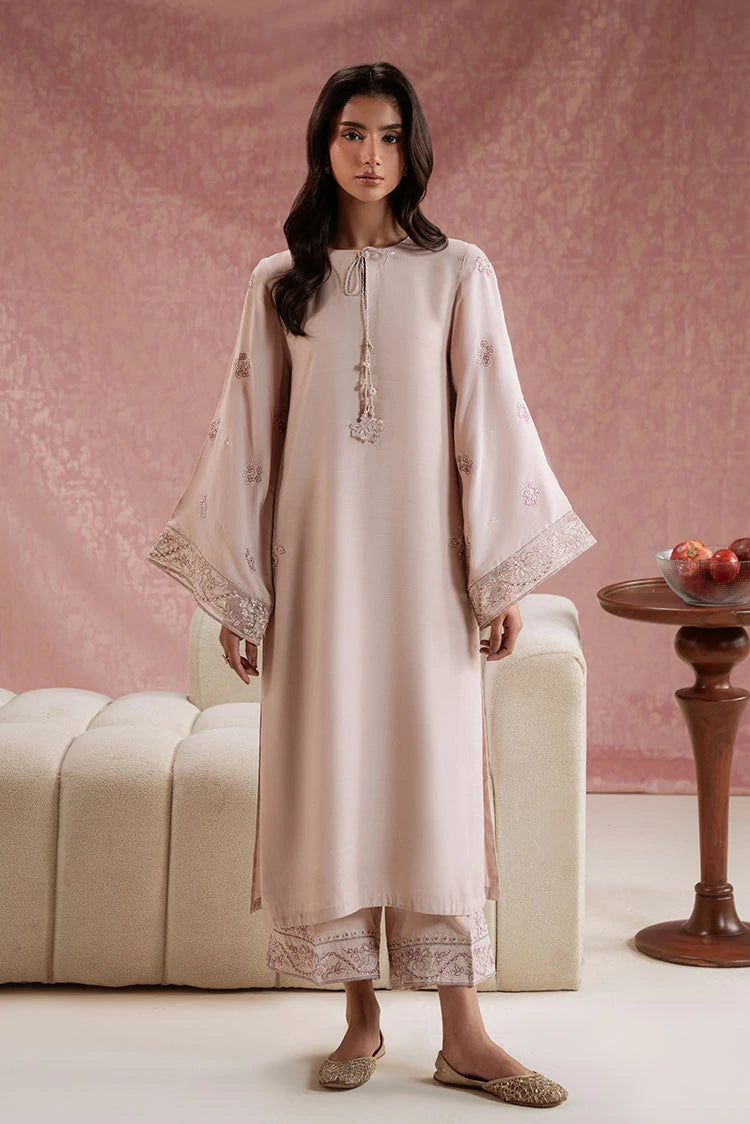 Picture of Cross Stitch - Peach Whisper - 2 Piece - Shirt & Trouser - Available at Raja Sahib
