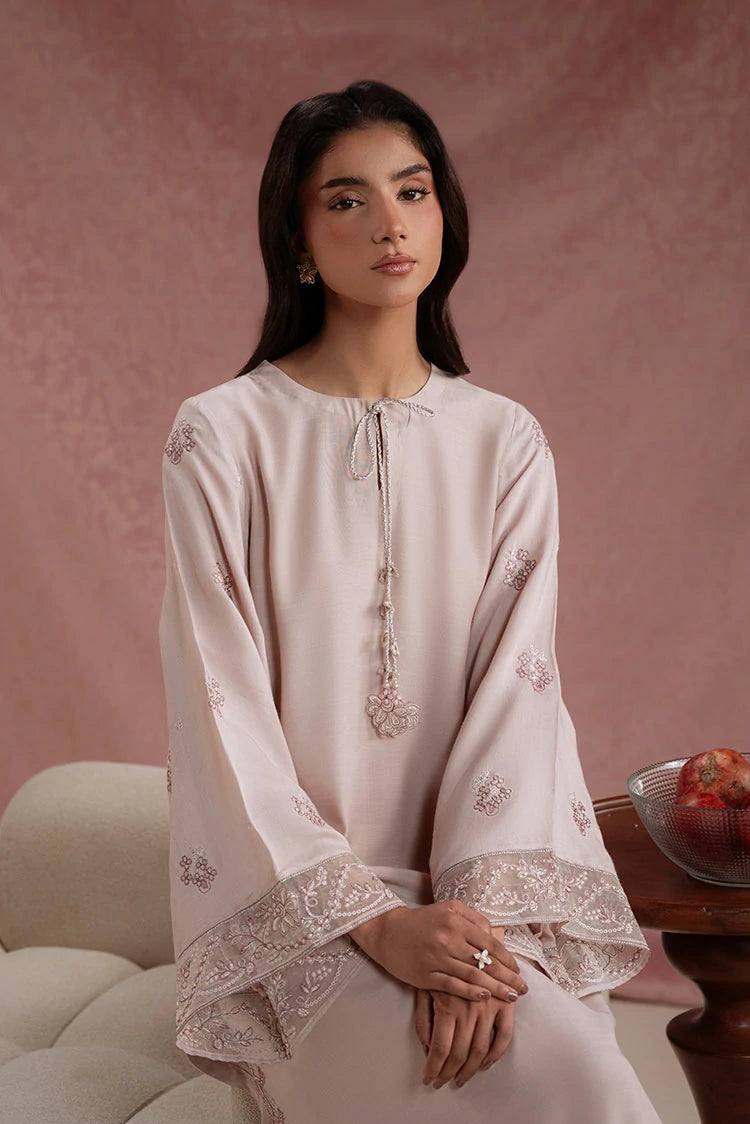 Picture of Cross Stitch - Peach Whisper - 2 Piece - Shirt & Trouser - Available at Raja Sahib