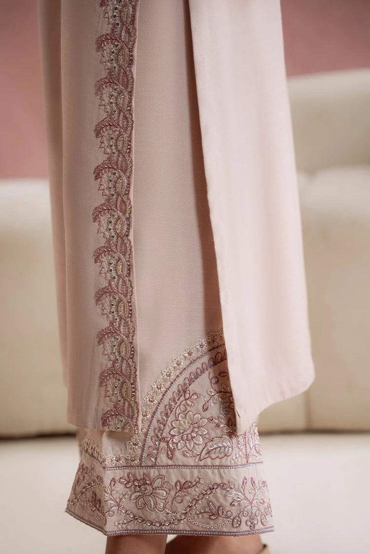 Picture of Cross Stitch - Peach Whisper - 2 Piece - Shirt & Trouser - Available at Raja Sahib