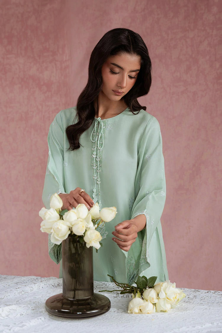 Picture of Cross Stitch - Green Reverie - 2 Piece - Shirt & Trouser - Available at Raja Sahib