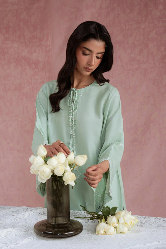 Picture of Cross Stitch - Green Reverie - 2 Piece - Shirt & Trouser - Available at Raja Sahib