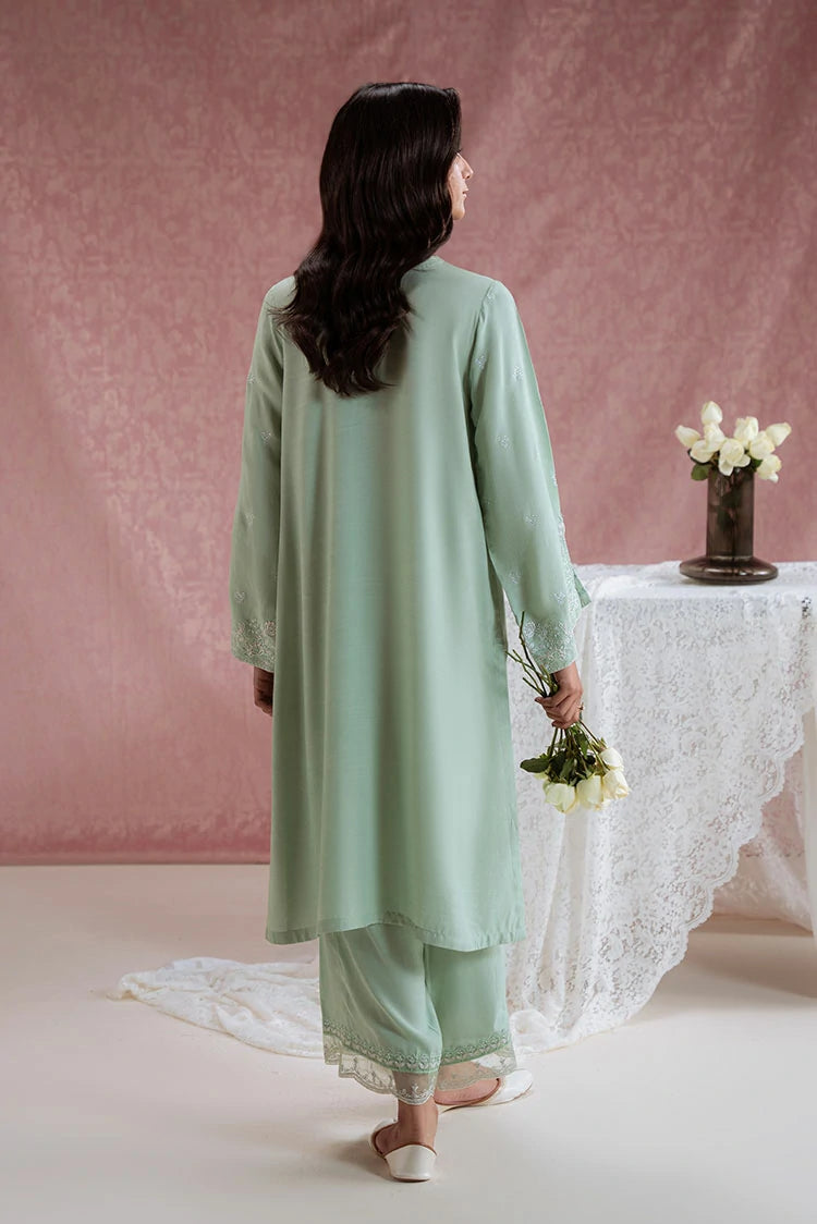 Picture of Cross Stitch - Green Reverie - 2 Piece - Shirt & Trouser - Available at Raja Sahib