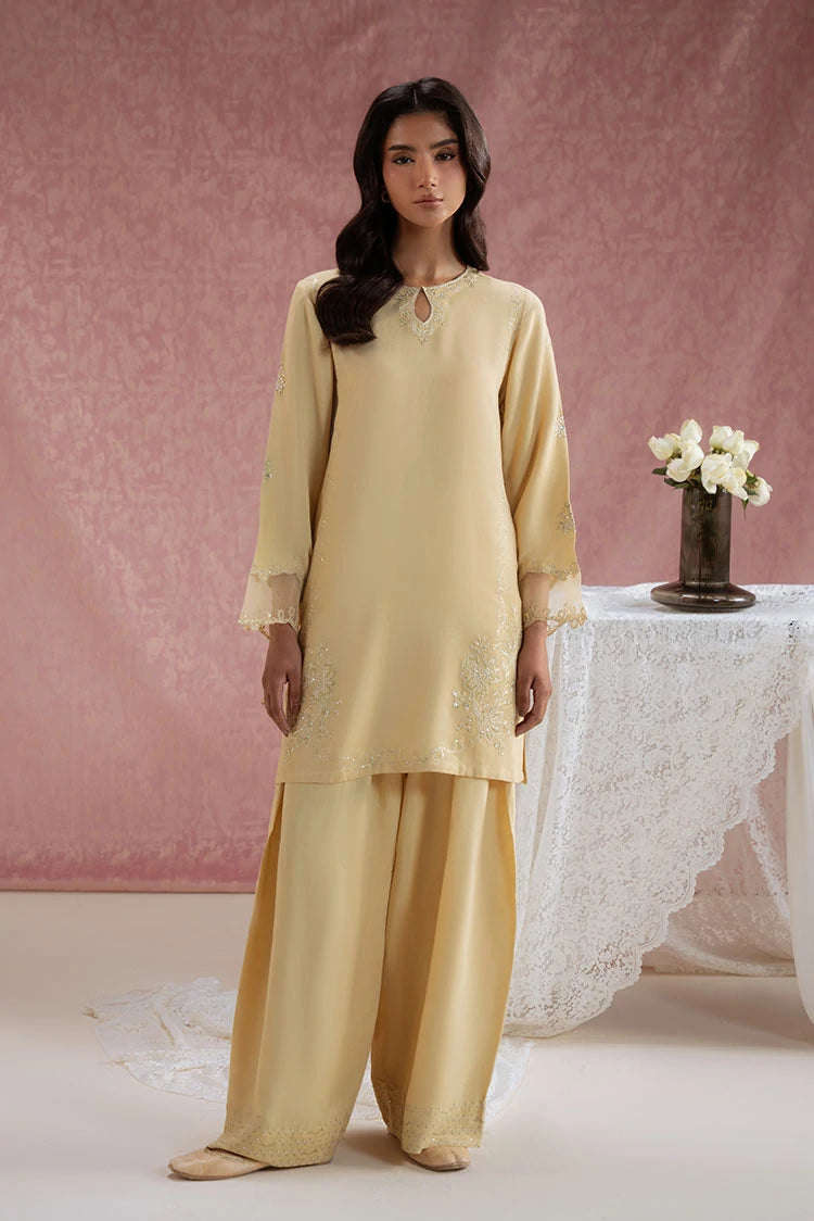 Picture of Cross Stitch - Earth Linen - 2 Piece - Shirt & Trouser - Available at Raja Sahib