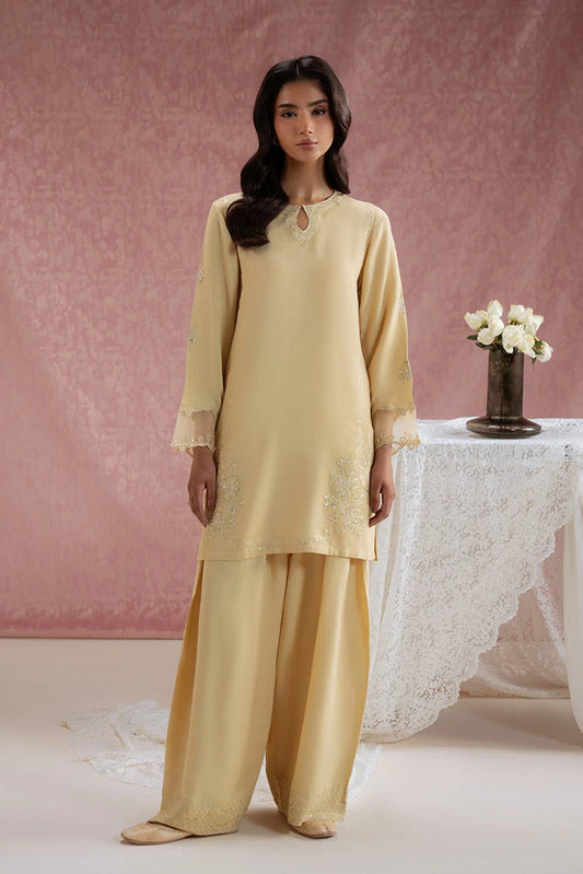 Picture of Cross Stitch - Earth Linen - 2 Piece - Shirt & Trouser - Available at Raja Sahib