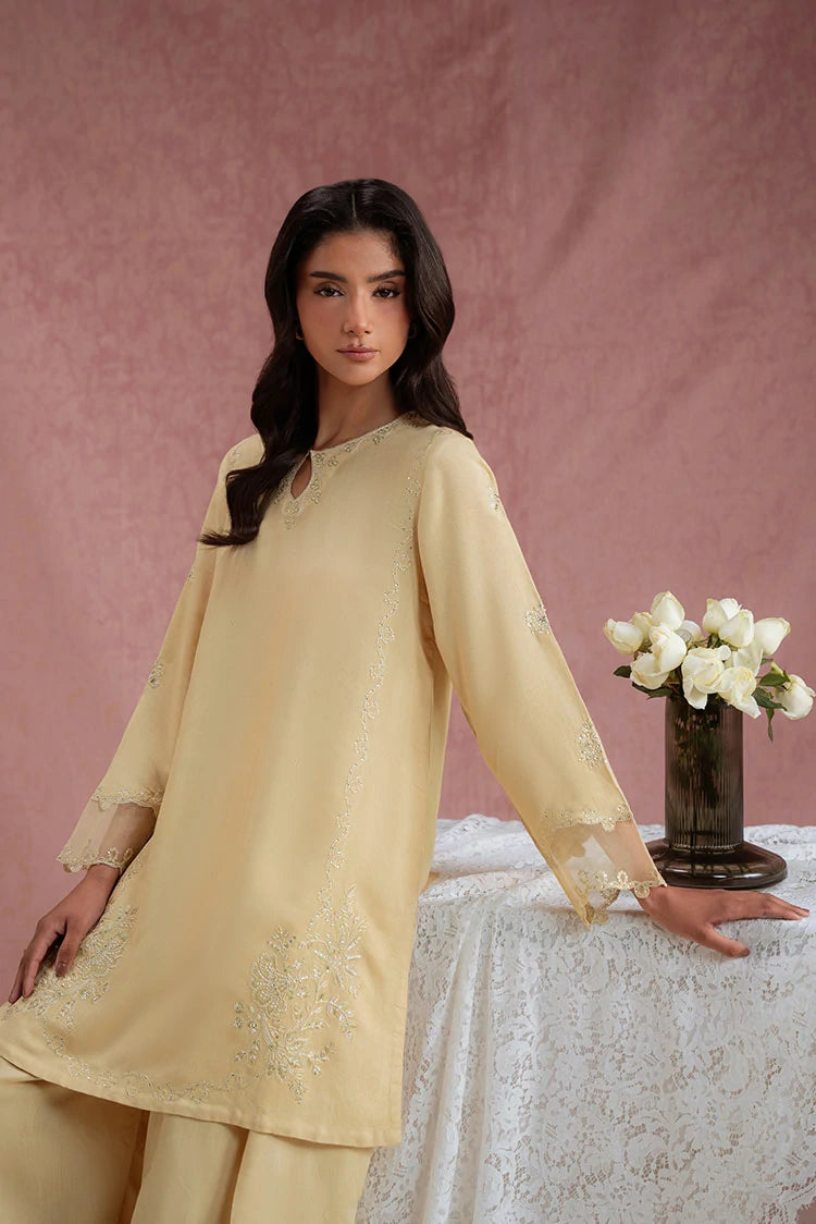 Picture of Cross Stitch - Earth Linen - 2 Piece - Shirt & Trouser - Available at Raja Sahib