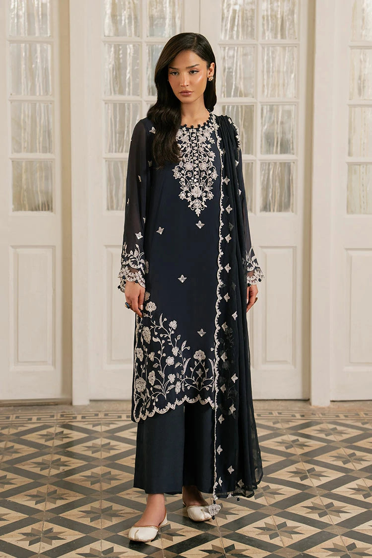 Picture of Cross Stitch - Cerulean Stitch - 3 Piece - Shirt, Trouser & Dupatta - Available at Raja Sahib