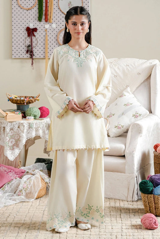 Picture of Cross Stitch - Mellow Thread - 2 Piece - Available at Raja Sahib