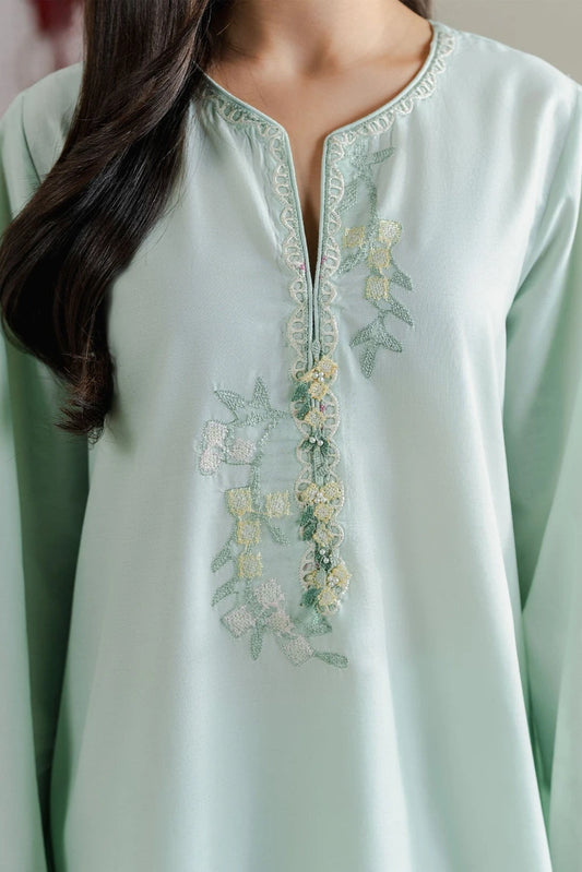 Picture of Cross Stitch - Mint Breeze - 2 Piece - Available at Raja Sahib