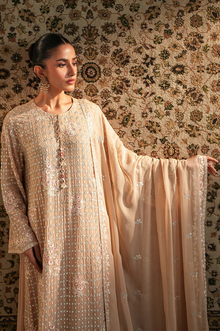 Picture of Cross Stitch - Ready to Wear - Rose Quartz - 2 Piece - Available at Raja Sahib