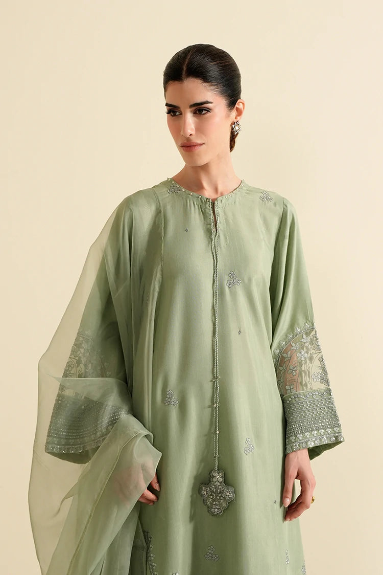 Picture of Cross Stitch - Ready to Wear - Silver Sage - 3 Piece - Available at Raja Sahib