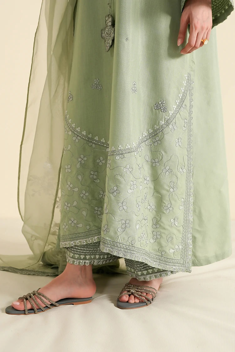 Picture of Cross Stitch - Ready to Wear - Silver Sage - 3 Piece - Available at Raja Sahib
